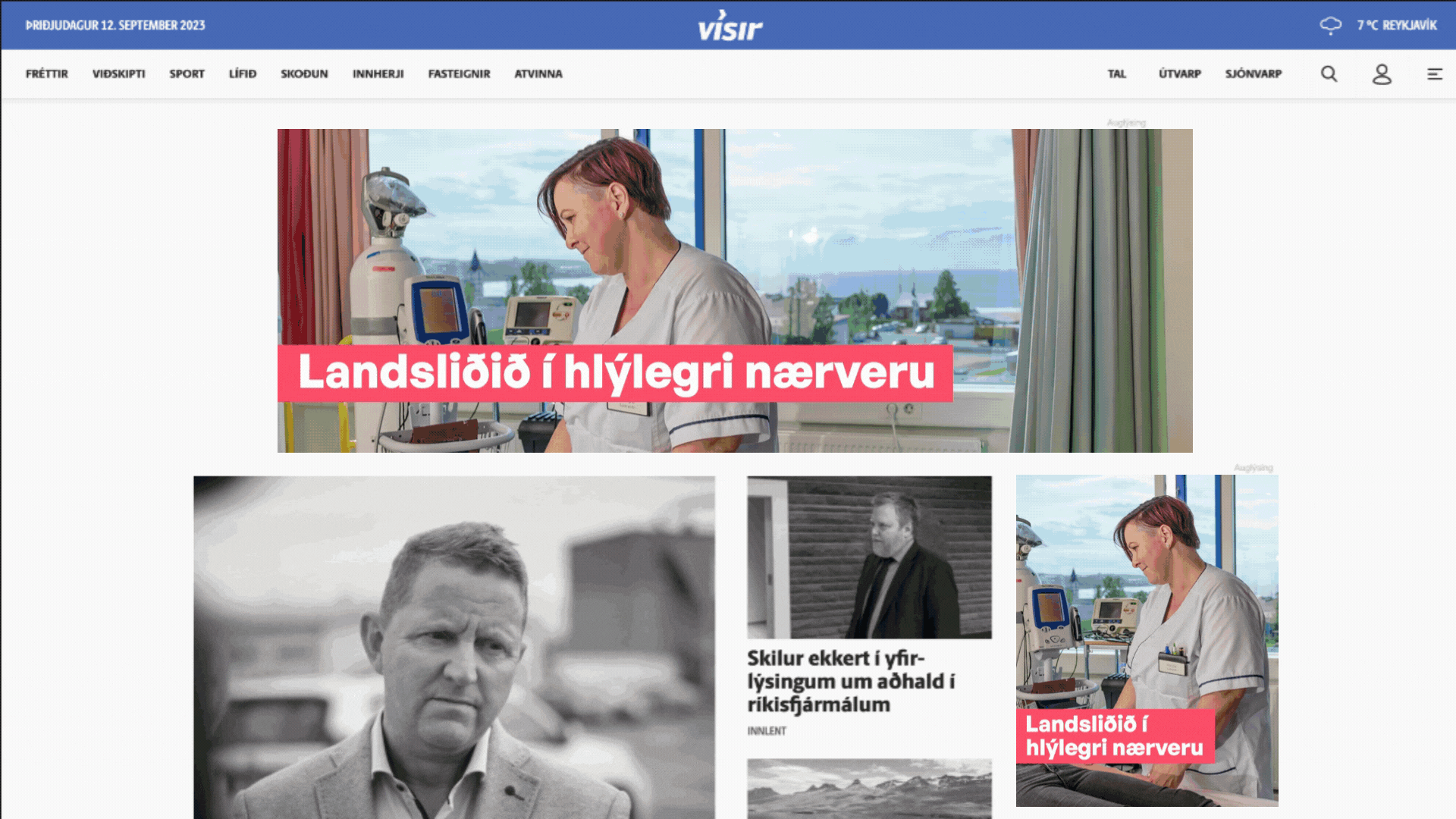 SJÚKRALIÐAFÉLAG ÍSLANDS - KYNNING